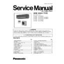 cs-a24bd, cs-a28bd, cs-a34bd, cs-a43bd, cs-a50bd, cu-a24bb, cu-a28bb, cu-a34bb, cu-a43bb, cu-a50bb service manual