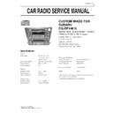 Panasonic CQ-EF1461L Service Manual