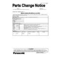 Panasonic DMC-FS4P, DMC-FS4PC, DMC-FS4PR, DMC-FS4PU, DMC-FS4EB, DMC-FS4EE, DMC-FS4EF, DMC-FS4EG, DMC-FS4EP, DMC-FS4GC, DMC-FS4GJ, DMC-FS4GK, DMC-FS4GN (serv.man2) Service Manual Parts change notice