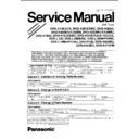 Panasonic DVD-A100U, DVD-A350EB, DVD-A350EU, DVD-A330EN, DVD-A330MU, DVD-A130EN, DVD-A130MU, DVD-A105U, DVD-A150EB, DVD-A310 Service Manual Supplement