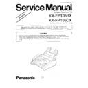 Panasonic KX-FP105BX, KX-FP105CX Service Manual Simplified