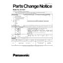 eh-hs41-k865 service manual parts change notice