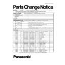 Panasonic EH2424 (serv.man2) Service Manual Parts change notice