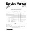 Panasonic ES177 (serv.man2) Service Manual Supplement