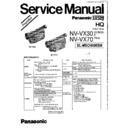 Panasonic NV-VX30, NV-VX70 Service Manual Simplified
