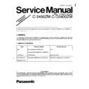 c-2400zm, c-d2400zm service manual simplified