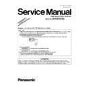 Panasonic KV-S7075C (serv.man4) Service Manual Supplement