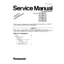 Panasonic KV-S8147, KV-S8127, KV-S8150, KV-S8130, KV-S8120 (serv.man4) Service Manual Supplement