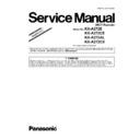 kx-a272e, kx-a272ce, kx-a272al, kx-a272cx (serv.man2) service manual supplement
