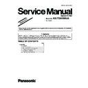 Panasonic KX-TDA100UA (serv.man3) Service Manual Supplement