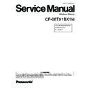 Panasonic CF-08TX1BX1M Service Manual