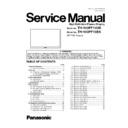 Panasonic TH-103PF10UK, TH-103PF10EK Service Manual