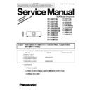Panasonic PT-D5000ELS, PT-D5000ES, PT-D6000ELS, PT-D6000ES, PT-DW6300ELS, PT-DW6300ES, PT-DZ6700E, PT-DZ6700EL, PT-DZ6710E, PT-DZ6710EL, PT-D6000ELK, PT-D6000EK, PT-DW6300EK, PT-DW6300ELK Service Manual Supplement