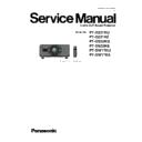 pt-dz21ku, pt-dz21ke, pt-ds20ku, pt-ds20ke, pt-dw17ku, pt-dw17ke (serv.man2) service manual