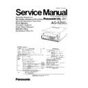 ag-5250e, ag-5250b, ag-5250eg service manual