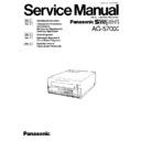 ag-5700e, ag-5700b service manual
