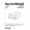 Panasonic AG-6841H Service Manual Simplified