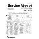 Panasonic KX-T3621B Service Manual Simplified
