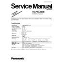 Panasonic TU-PTA300B Service Manual Simplified