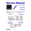 Panasonic TX-21CK1F Service Manual Supplement
