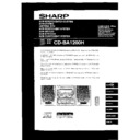 Sharp CD-BA1200 User Guide / Operation Manual