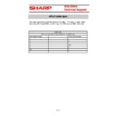 Sharp CABLES (serv.man3) Specification