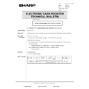 Sharp ER-A610 (serv.man25) Technical Bulletin