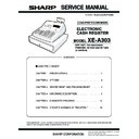 Sharp XE-A303 (serv.man4) Service Manual