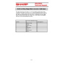 Sharp CABLES (serv.man3) Specification