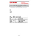 Sharp CABLES (serv.man5) Specification