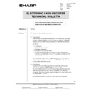 Sharp ER-A750 (serv.man17) Technical Bulletin