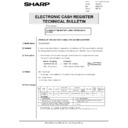 Sharp ER-A850 (serv.man13) Technical Bulletin