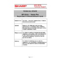 Sharp UP-X500 (serv.man21) Technical Bulletin