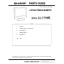Sharp LL-171ME (serv.man4) Parts Guide