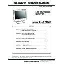 Sharp LL-171ME Service Manual