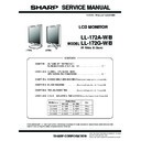Sharp LL-172G Service Manual