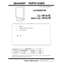 Sharp LL-191A (serv.man2) Parts Guide
