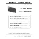 Sharp LL-P202V (serv.man2) Service Manual