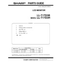 Sharp LL-T17D3 (serv.man11) Parts Guide