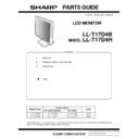 Sharp LL-T17D4H (serv.man11) Parts Guide