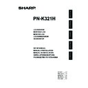 Sharp PN-K321 (serv.man5) User Guide / Operation Manual