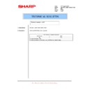 Sharp AR-153EN (serv.man21) Technical Bulletin