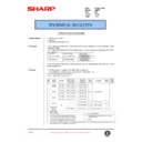 Sharp AR-DE7 (serv.man7) Technical Bulletin