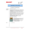 Sharp MX-1800N (serv.man95) Technical Bulletin