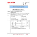 Sharp MX-2310U, MX-3111U (serv.man161) Technical Bulletin