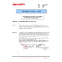 Sharp MX-5500N, MX-6200N, MX-7000N (serv.man156) Technical Bulletin