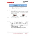 Sharp MX-5500N, MX-6200N, MX-7000N (serv.man189) Technical Bulletin