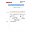 Sharp MX-5500N, MX-6200N, MX-7000N (serv.man191) Technical Bulletin
