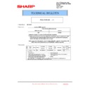 Sharp MX-5500N, MX-6200N, MX-7000N (serv.man192) Technical Bulletin