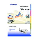 Sharp PG-A10XA (serv.man7) User Guide / Operation Manual